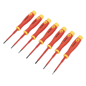Sealey AK61201 Premier Precision Screwdriver Set 7pc - VDE Approved