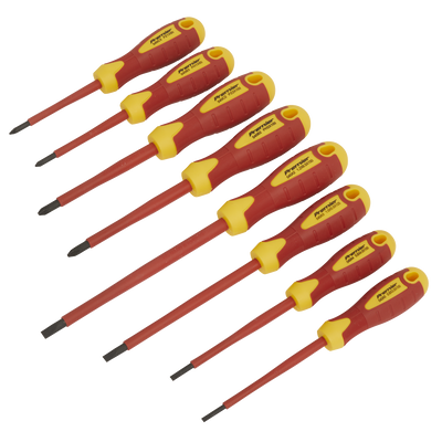 Sealey AK6124 Premier Screwdriver Set 8pc - VDE Approved