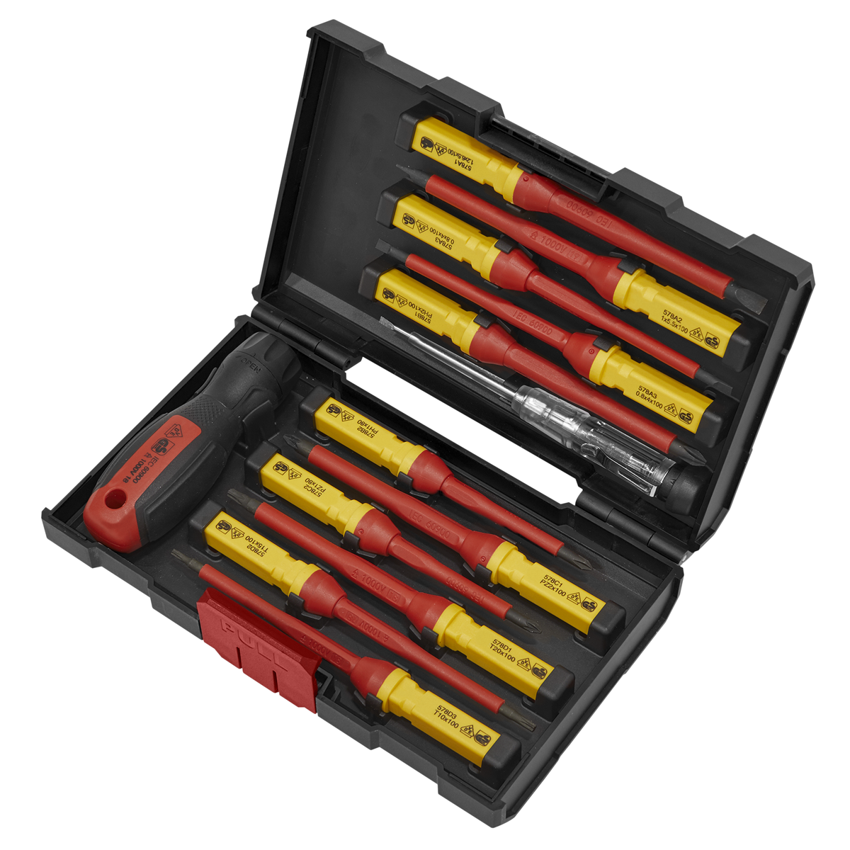 Sealey AK6128 Premier Interchangeable Screwdriver Set 13pc - VDE Approved - additional view 6