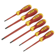 Sealey AK6130 Premier Screwdriver Set 6pc - VDE Approved