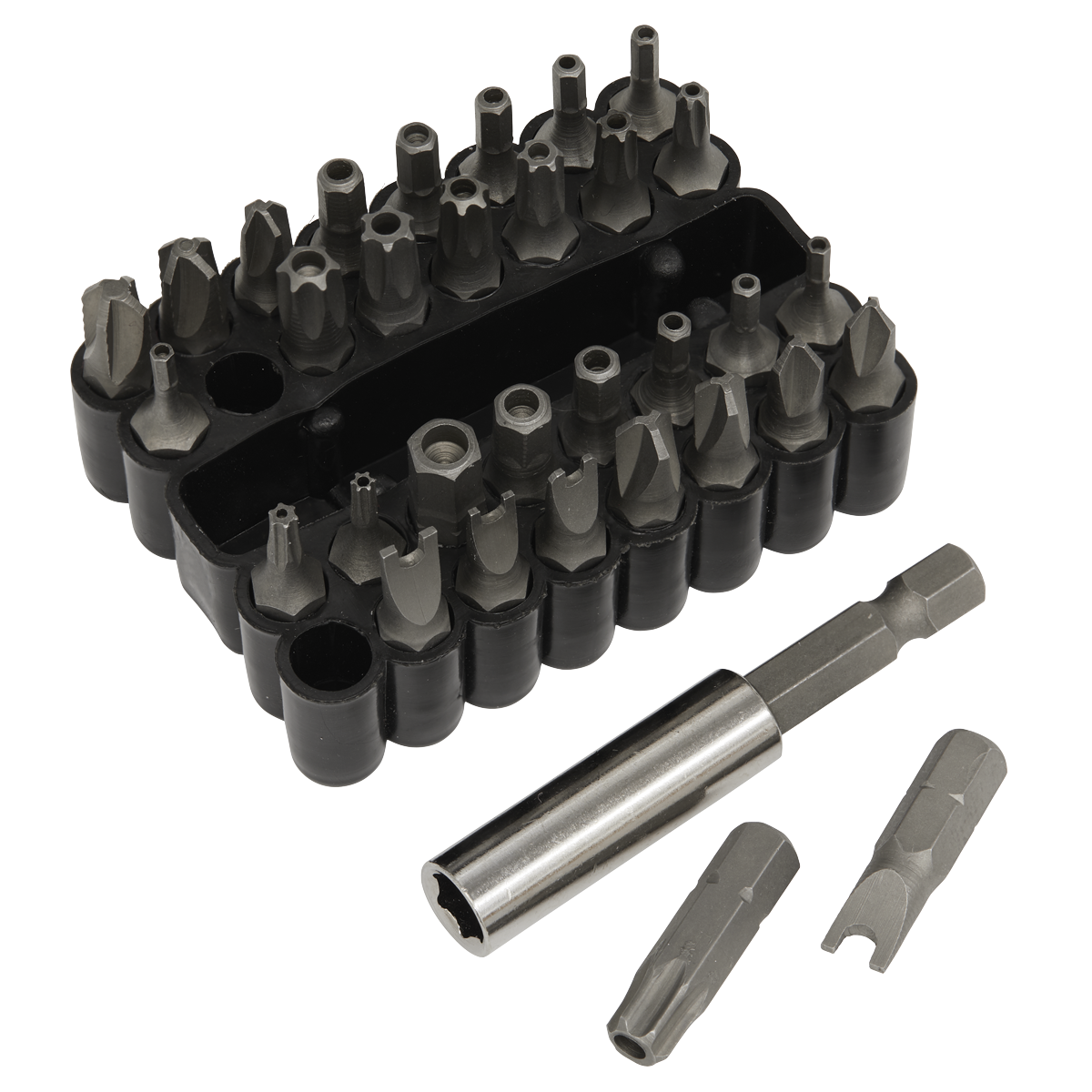 Sealey AK614 Premier Power Tool Security Bit & Magnetic Adaptor Set 33pc - additional view 3
