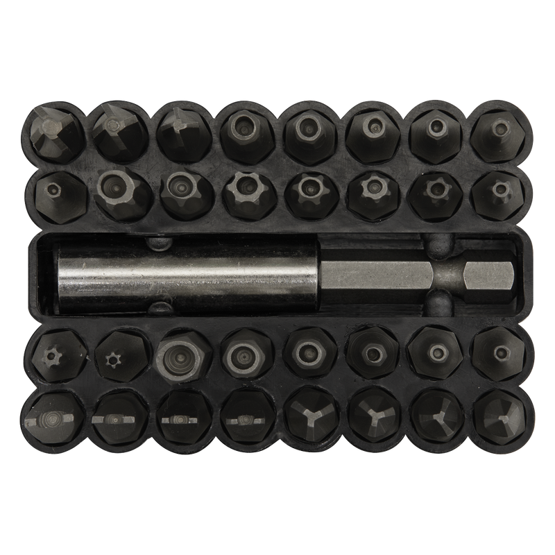 Sealey AK614 Premier Power Tool Security Bit & Magnetic Adaptor Set 33pc - additional view 2
