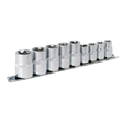 Sealey AK617 Premier TRX-Star* Socket Set 3/8" & 1/2"Sq Drive E10-E14 & E16-E24 9pc