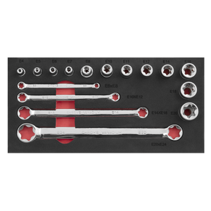 Sealey AK61801 Premier TRX-Star* TRX-Star* Socket & Spanner Set 3/8"Sq Drive 16pc - additional view 4