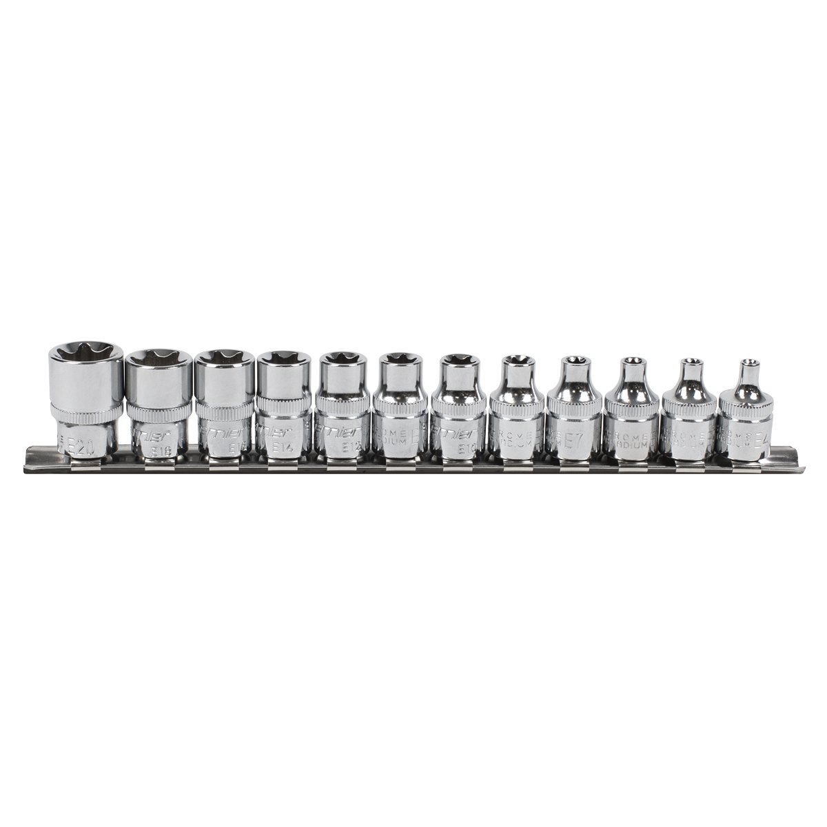 Sealey AK61806 Premier TRX-Star* Socket Set 3/8"Sq Drive E4-E20 12pc - additional view 4
