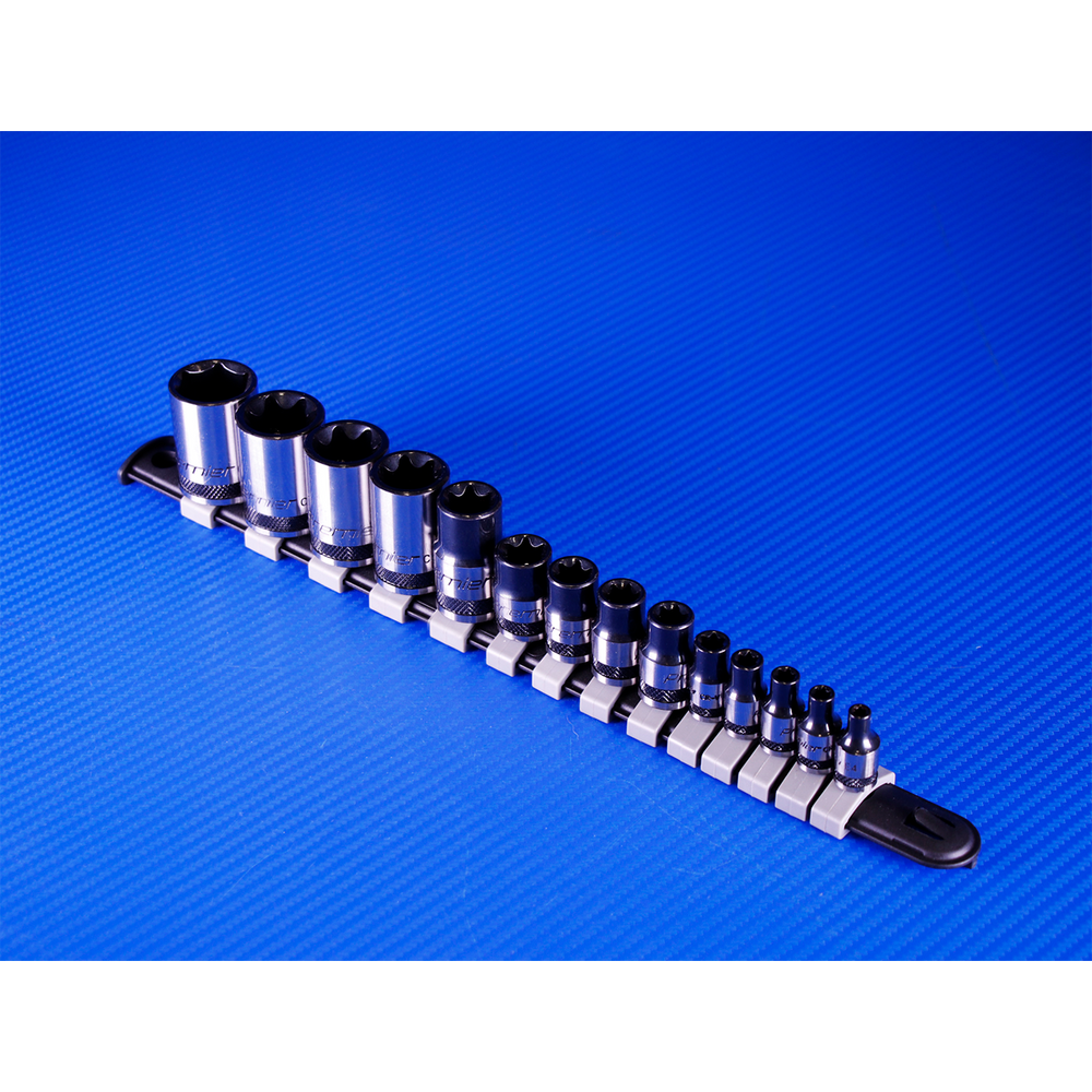 Sealey AK618B Premier Black TRX-Star* Socket Set 1/4", 3/8" & 1/2"Sq Drive E4-E24 14pc - additional view 2