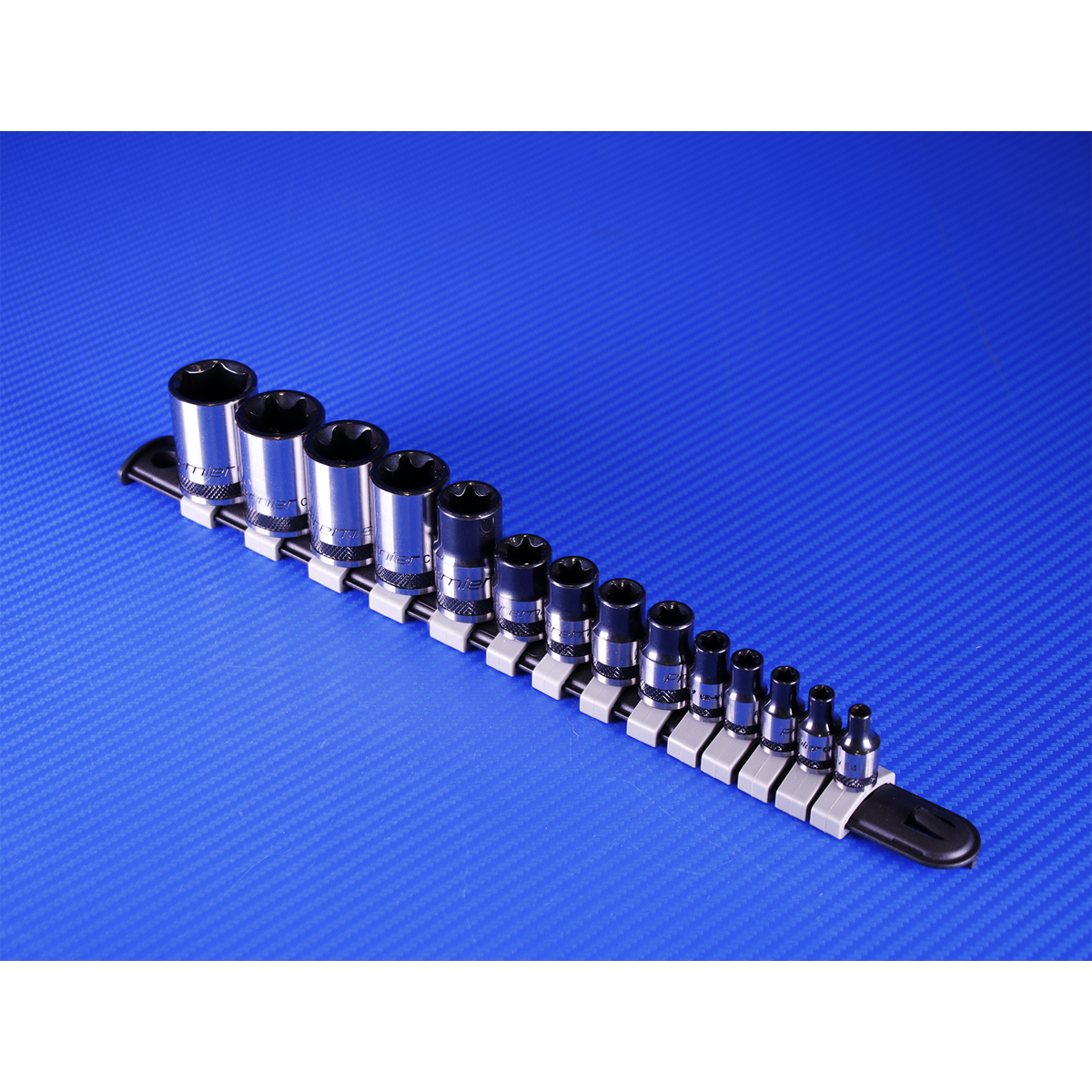 Sealey AK618B Premier Black TRX-Star* Socket Set 1/4", 3/8" & 1/2"Sq Drive E4-E24 14pc - additional view 2