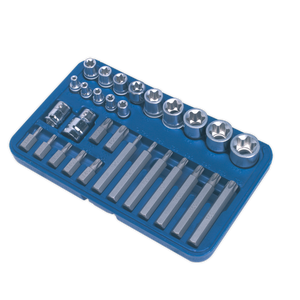 Sealey AK619 Premier TRX-Star* Socket & Bit Set 1/4", 3/8" & 1/2"Sq Drive 30pc - additional view 4