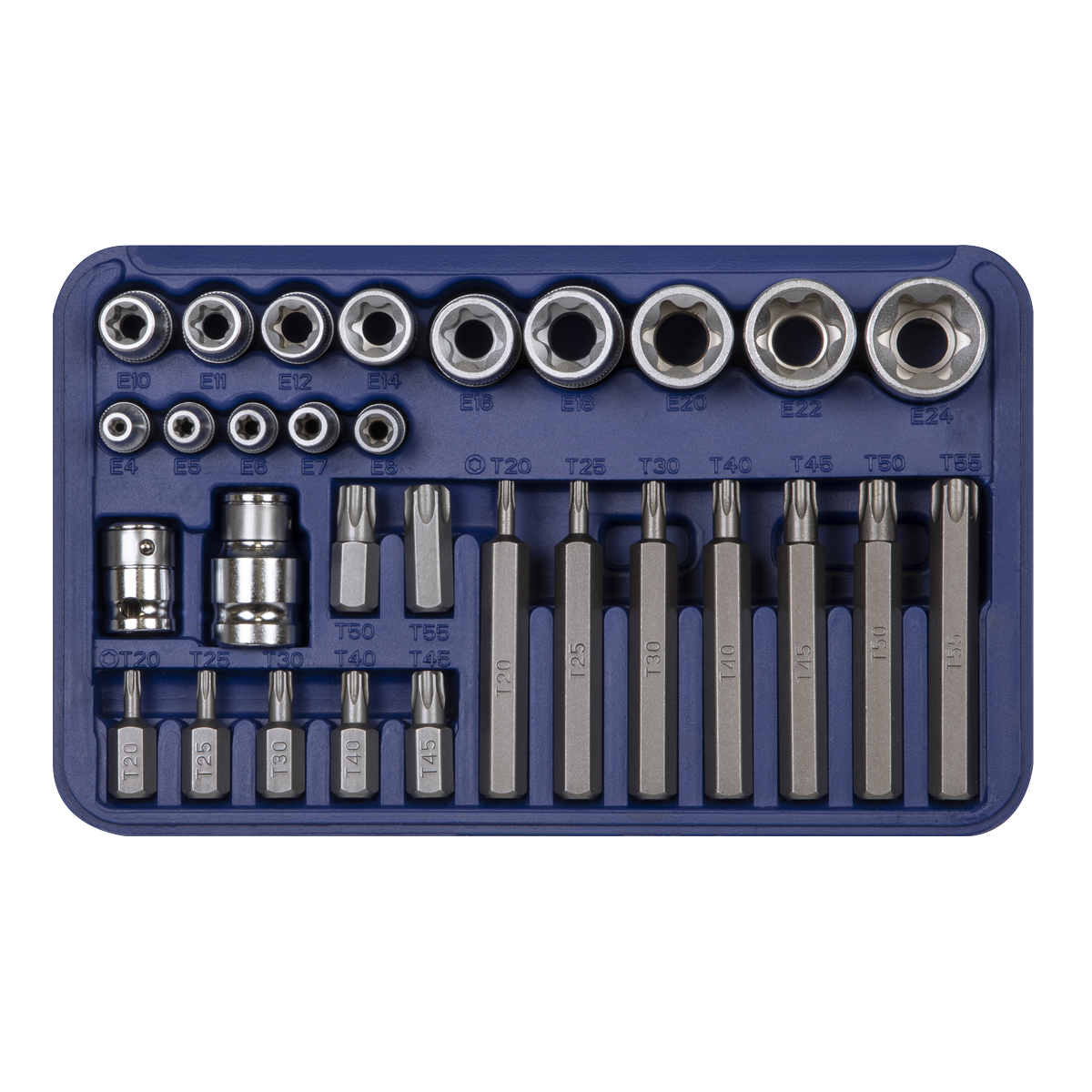 Sealey AK619 Premier TRX-Star* Socket & Bit Set 1/4", 3/8" & 1/2"Sq Drive 30pc - additional view 2