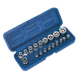 Sealey AK6191 Premier TRX-Star* Socket & Bit Set 3/8"Sq Drive 19pc