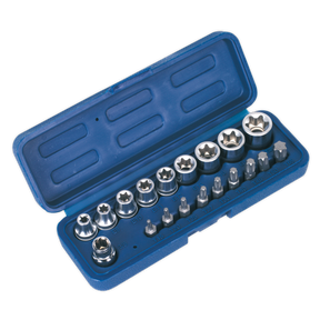 Sealey AK6191 Premier TRX-Star* Socket & Bit Set 3/8"Sq Drive 19pc