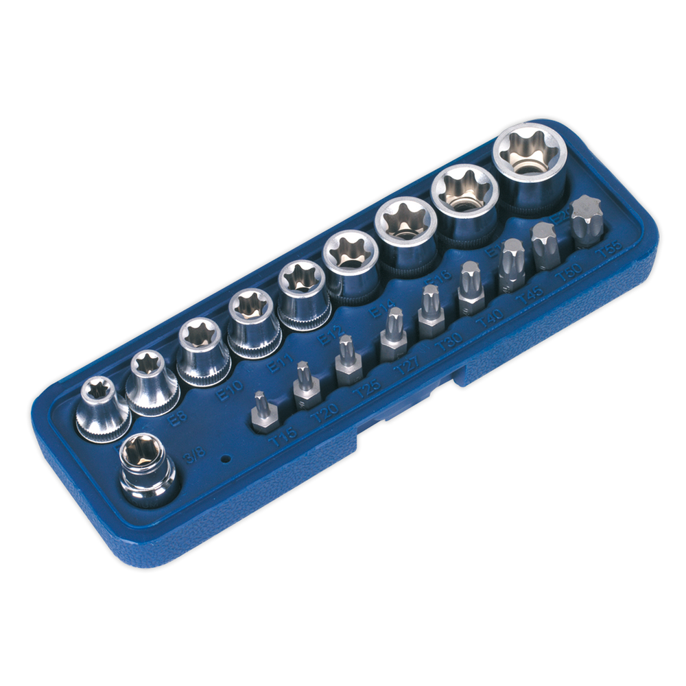Sealey AK6191 Premier TRX-Star* Socket & Bit Set 3/8"Sq Drive 19pc - additional view 4