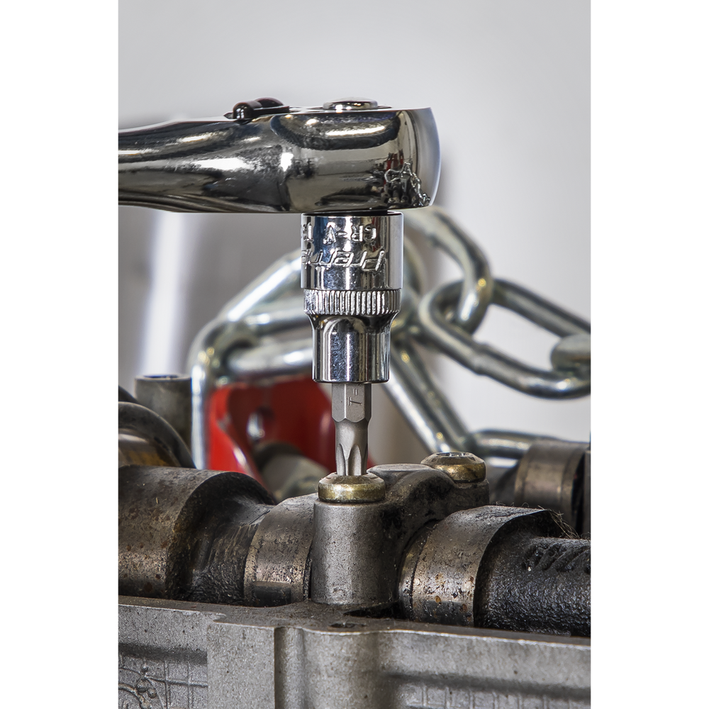 Sealey AK6193 Premier TRX-Star* Socket & Security Bit Set 1/4"Sq & 3/8"Sq Drive 29pc - additional view 6