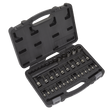 Sealey AK6197B Premier Black TRX-Star* Socket & Security Socket Bit Set 1/4", 3/8" & 1/2"Sq Drive 38pc