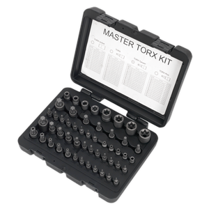 Sealey AK6199 Premier TRX-Star* Master Socket Set 52pc 1/4", 3/8" & 1/2"Sq Drive 52pc - additional view 3