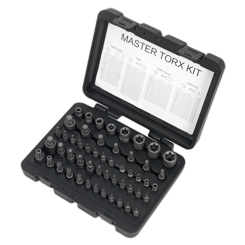 Sealey AK6199 Premier TRX-Star* Master Socket Set 52pc 1/4", 3/8" & 1/2"Sq Drive 52pc - additional view 3