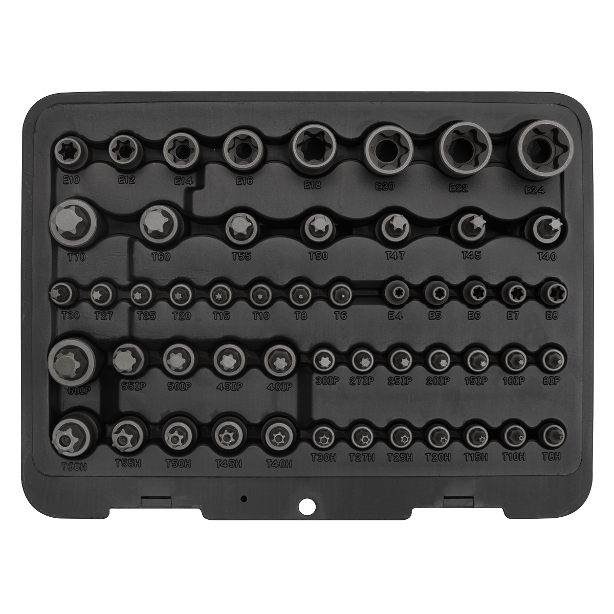 Sealey AK6199 Premier TRX-Star* Master Socket Set 52pc 1/4", 3/8" & 1/2"Sq Drive 52pc - additional view 5