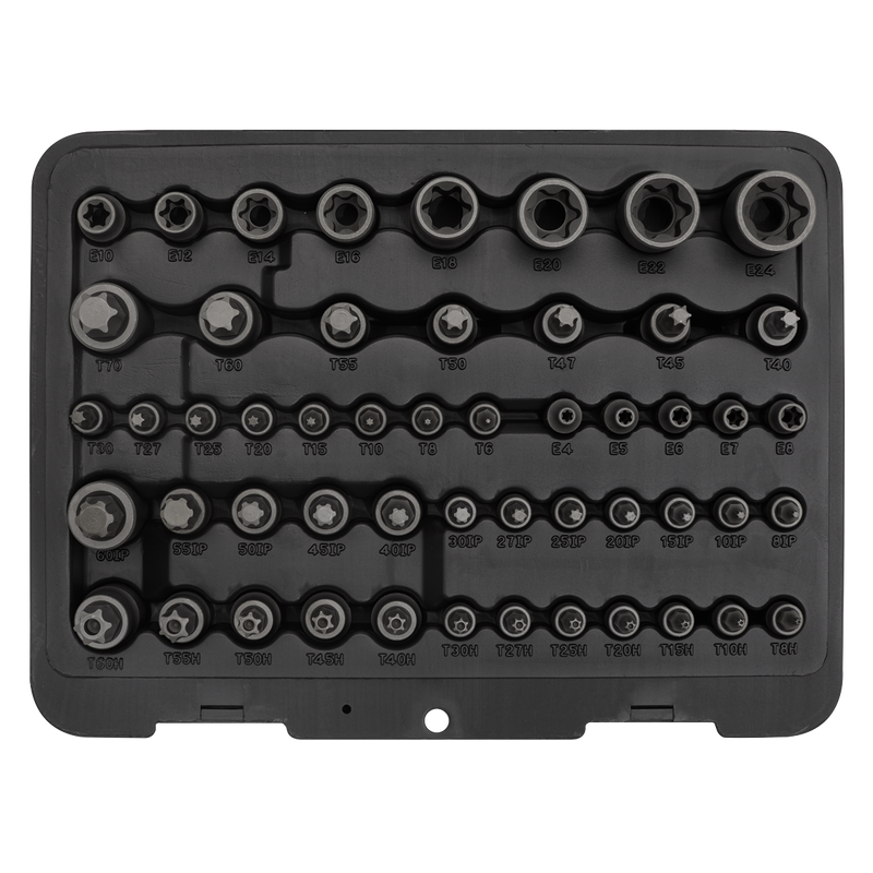 Sealey AK6199 Premier TRX-Star* Master Socket Set 52pc 1/4", 3/8" & 1/2"Sq Drive 52pc - additional view 5
