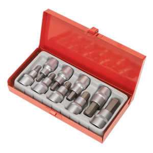 Sealey AK620 Premier Hex Socket Bit Set 1/2"Sq Drive 9pc - additional view 3