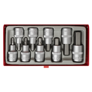 Sealey AK620 Premier Hex Socket Bit Set 1/2"Sq Drive 9pc - additional view 5