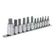 Sealey AK6213 Premier TRX-Star* Socket Bit Set 1/4", 3/8" & 1/2"Sq Drive 12pc