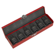 Sealey AK6217 Premier Hex Impact Socket Bit Set 3/4"Sq Drive 6pc