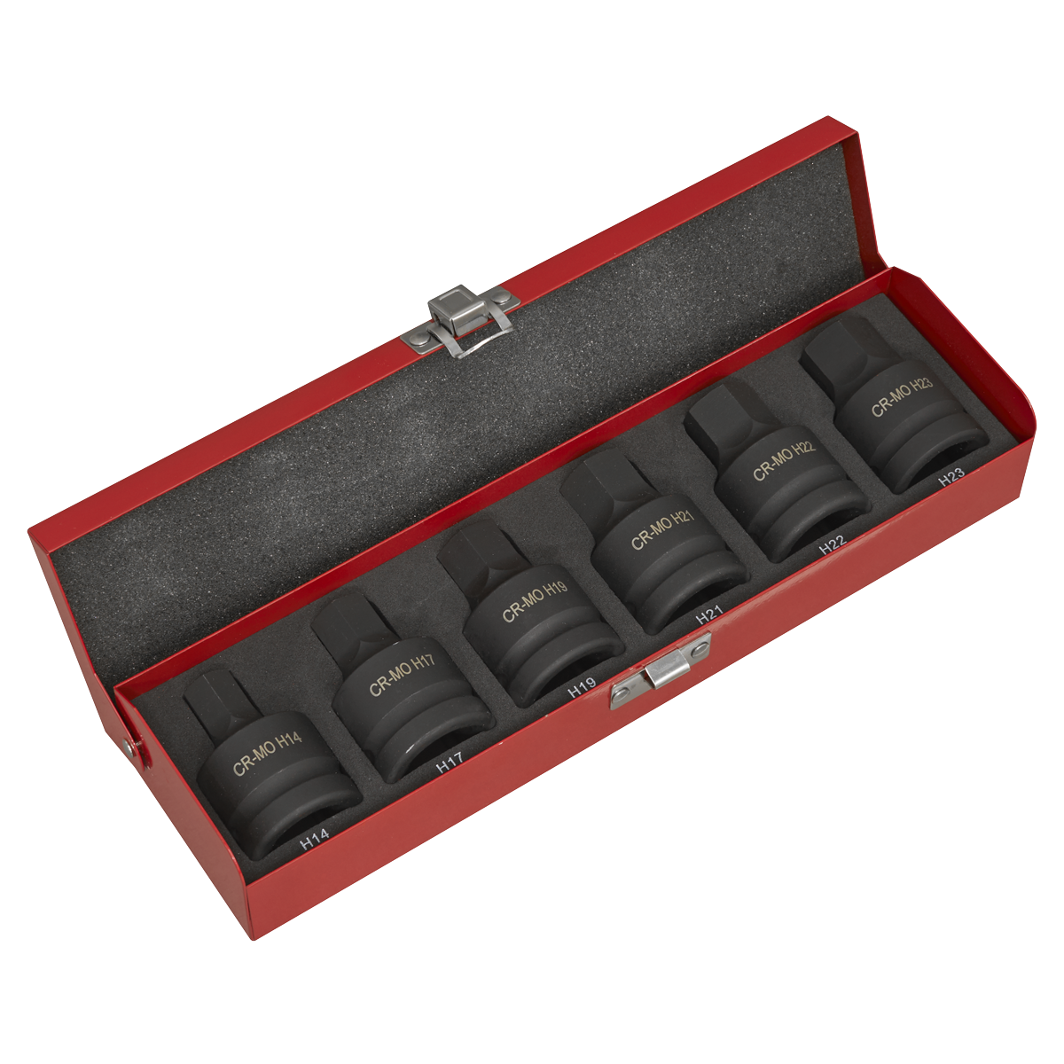 Sealey AK6217 Premier Hex Impact Socket Bit Set 3/4"Sq Drive 6pc