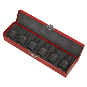 Sealey AK6217 Premier Hex Impact Socket Bit Set 3/4"Sq Drive 6pc - additional view 3