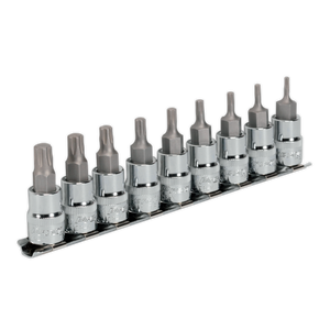 Sealey AK6222 Premier TRX-P* Socket Bit Set 3/8"Sq Drive 9pc