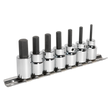 Sealey AK62253 Premier Hex Socket Bit Set 3/8"Sq Drive 7pc