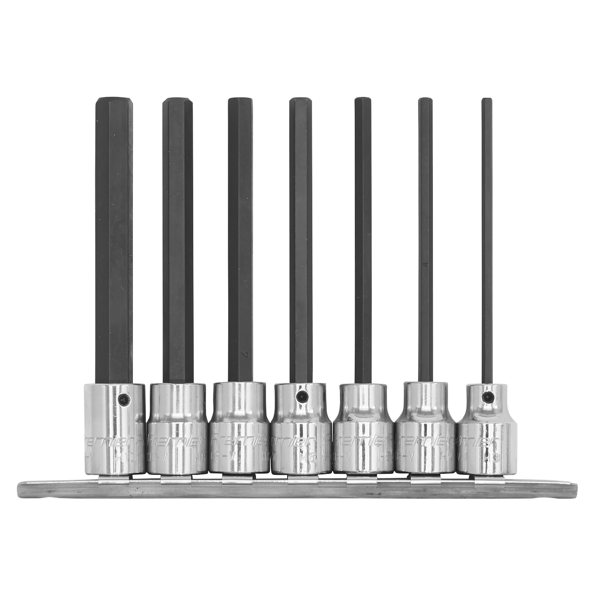 Sealey AK62254 Premier Hex Socket Bit Set 3/8"Sq Drive 110mm 7pc - additional view 2
