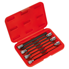 Sealey AK62255 Premier Hex Socket Bit Set 3/8"Sq Drive 7pc