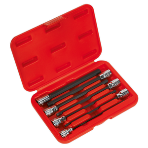 Sealey AK62255 Premier Hex Socket Bit Set 3/8"Sq Drive 7pc