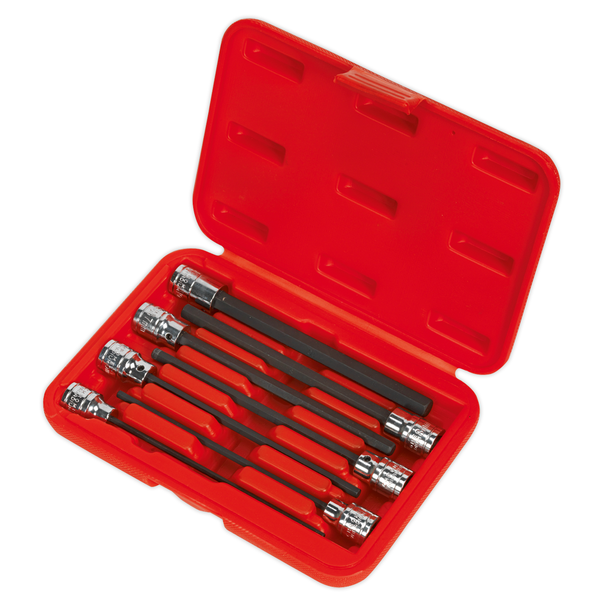Sealey AK62255 Premier Hex Socket Bit Set 3/8"Sq Drive 7pc - additional view 5