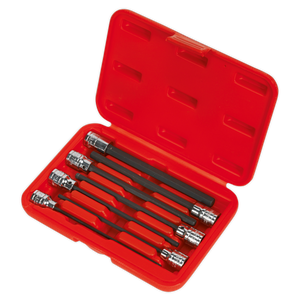 Sealey AK62255 Premier Hex Socket Bit Set 3/8"Sq Drive 7pc - additional view 5