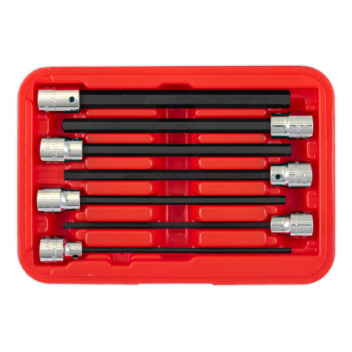 Sealey AK62255 Premier Hex Socket Bit Set 3/8"Sq Drive 7pc - additional view 4