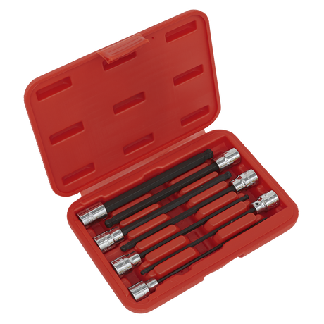 Sealey AK62257 Premier Ball-End Hex Socket Bit Set 3/8"Sq Drive 7pc