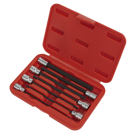 Sealey AK62257 Premier Ball-End Hex Socket Bit Set 3/8"Sq Drive 7pc - additional view 2