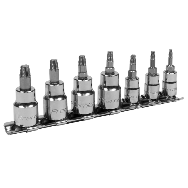 Sealey AK62262 Premier Lock-On™ TRX-Star* Socket Bit Set 1/4" & 3/8"Sq Drive 7pc