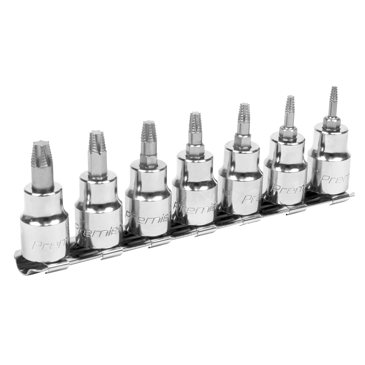 Sealey AK62263 Premier Lock-On™ TRX-Star* Socket Bit Set 3/8"Sq Drive 7pc