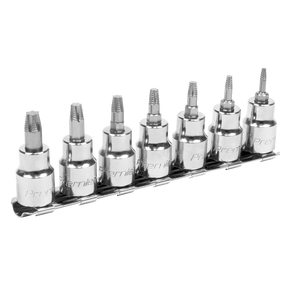 Sealey AK62263 Premier Lock-On™ TRX-Star* Socket Bit Set 3/8"Sq Drive 7pc