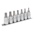 Sealey AK6232 Premier Ribe Socket Bit Set 3/8"Sq Drive 50mm 7pc