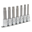 Sealey AK6235 Premier Ribe Socket Bit Set 1/2"Sq Drive 100mm 7pc