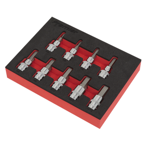 Sealey AK6240 Premier Hex Socket Bit Set 3/8"Sq Drive 9pc - additional view 3