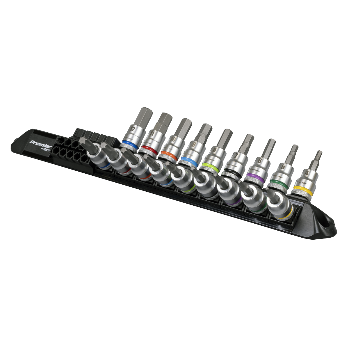 Sealey AK6252 Premier Platinum Series Hex & TRX-Star* Socket Bit Set 3/8"Sq Drive 18pc - additional view 4