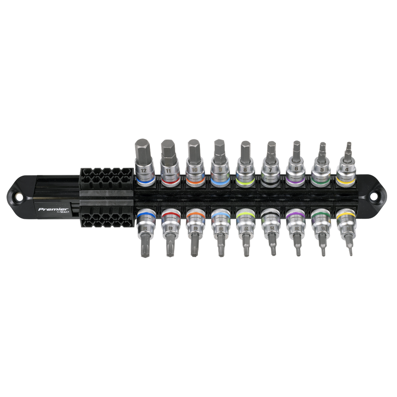 Sealey AK6252 Premier Platinum Series Hex & TRX-Star* Socket Bit Set 3/8"Sq Drive 18pc - additional view 8