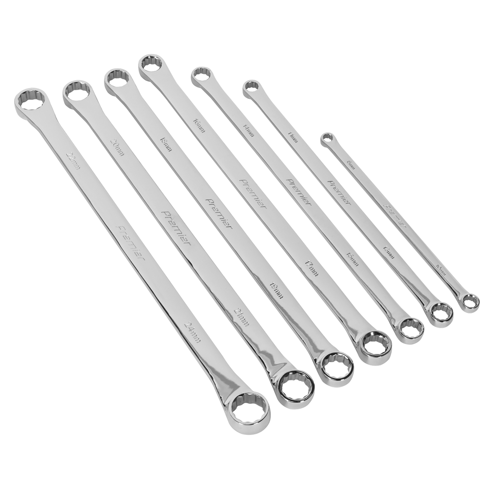Sealey AK6311 Extra-Long Double End Ring Spanner Set 7pc - additional view 4