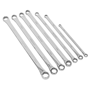 Sealey AK6311 Extra-Long Double End Ring Spanner Set 7pc - additional view 4
