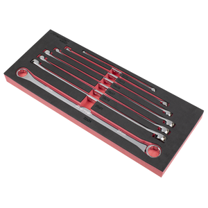 Sealey AK6311 Extra-Long Double End Ring Spanner Set 7pc - additional view 2