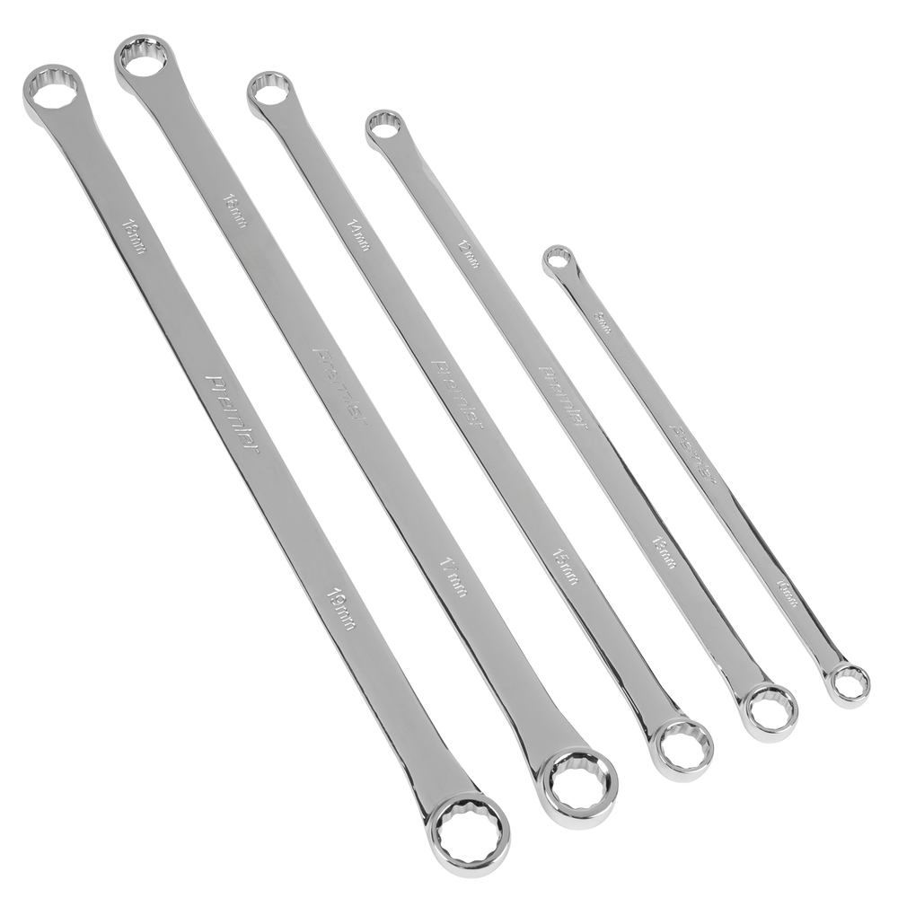 Sealey AK63110 Premier Extra-Long Double End Ring Spanner Set in EVA Foam Tray 5pc - additional view 6